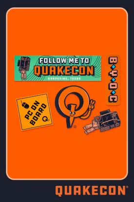 QuakeCon Decal Sheet