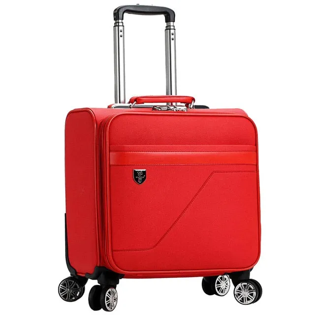 16 Inch Rolling Luggage Suitcase Boarding Case Travel Luggage Spinner Cases Trolley Suitcase