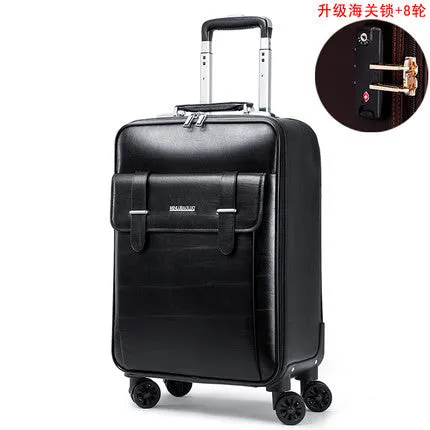 16/18/20 Inch Business Boarding Box,Customs Lock Luggage,Fashion Trolley Case,22/24 Inch Rolling