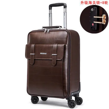 16/18/20 Inch Business Boarding Box,Customs Lock Luggage,Fashion Trolley Case,22/24 Inch Rolling