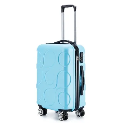 2018 New Business Abs Trolley Case Students Travel Waterproof Luggage Rolling Suitcase Boarding