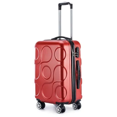 2018 New Business Abs Trolley Case Students Travel Waterproof Luggage Rolling Suitcase Boarding