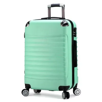 20/24 Inches Abs Girl Students Spinner Trolley Case Child Creative Travel Luggage Rolling