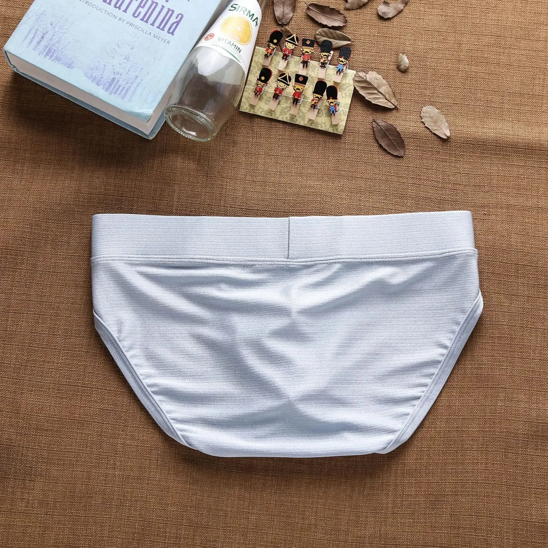 Addicted Solid Silk Briefs