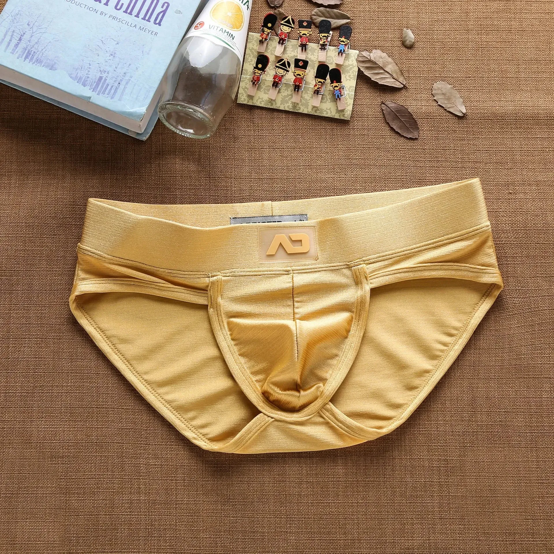 Addicted Solid Silk Briefs