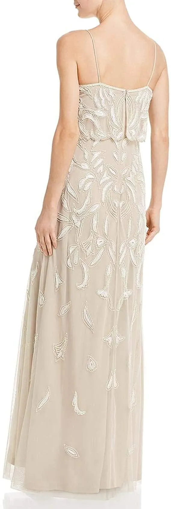 Adrianna Papell AP1E205376 Formal Beaded Long Dress