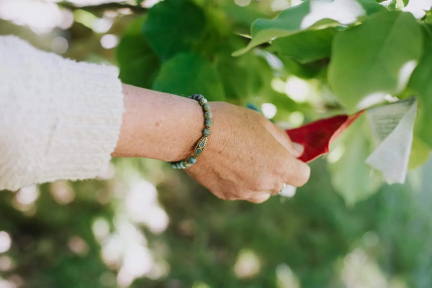 African Turquoise Self-Expression Bracelet