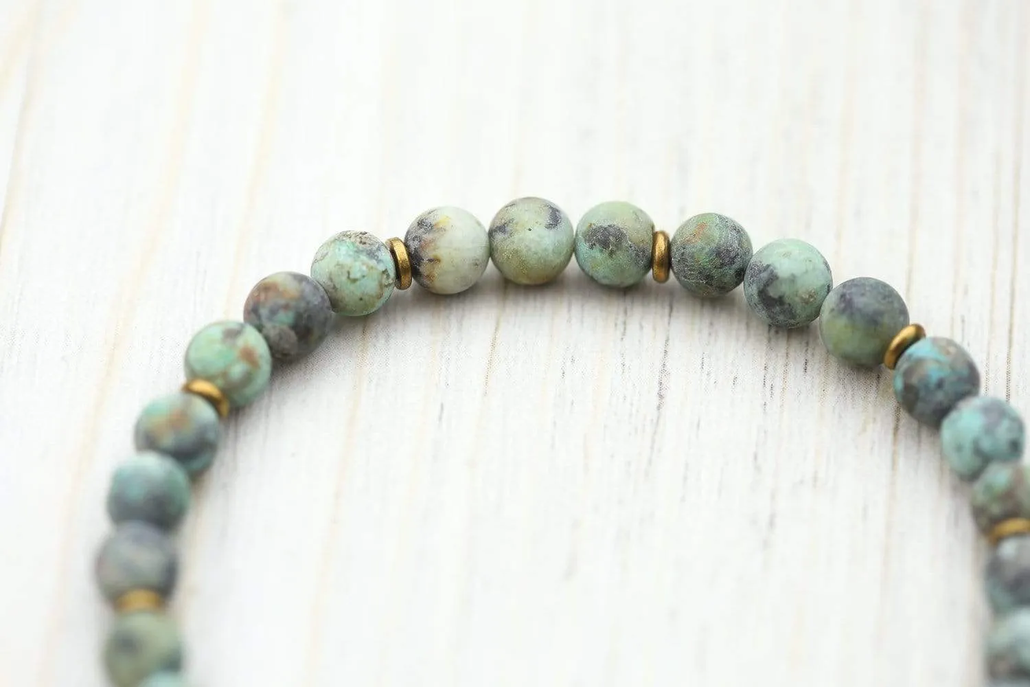 African Turquoise Self-Expression Bracelet