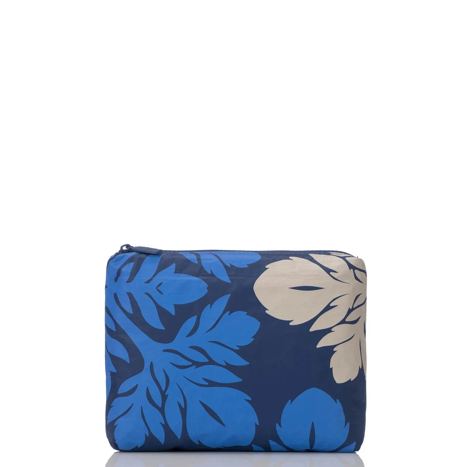 Aloha Small Pouch, Awapuhi in Makai/Navy