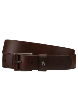 Americana Leather Belt - Dark Brown