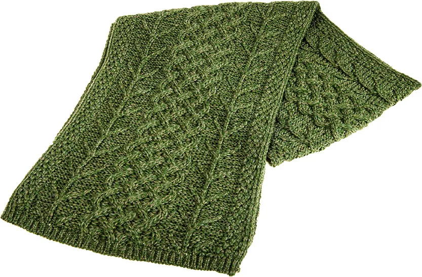 Aran Tree of Life Scarf