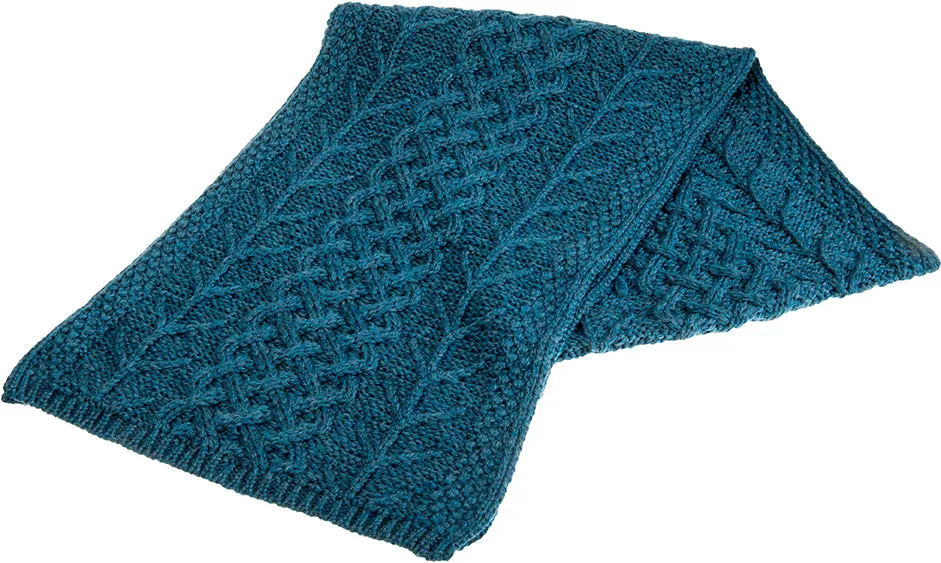 Aran Tree of Life Scarf