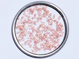 Baby Pink Centre Hole Bowl Plastic Sequin- 3 mm