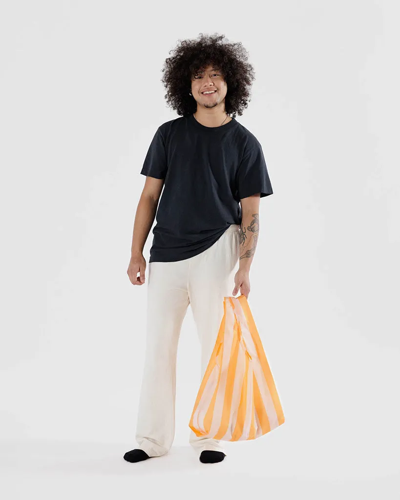 Baggu Reusable Bag - Tangerine Wide Stripe