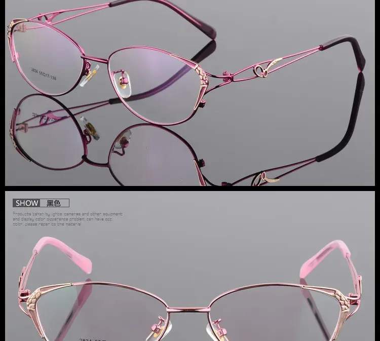 BCLEAR High Quality Popular Women Eyeglasses Full Frame Eye Glass Female Optical Glasses Frames Colorful Fashion Spectacle Frame