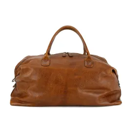 Benedict Leather Weekend Bag- Titan Milled Honey