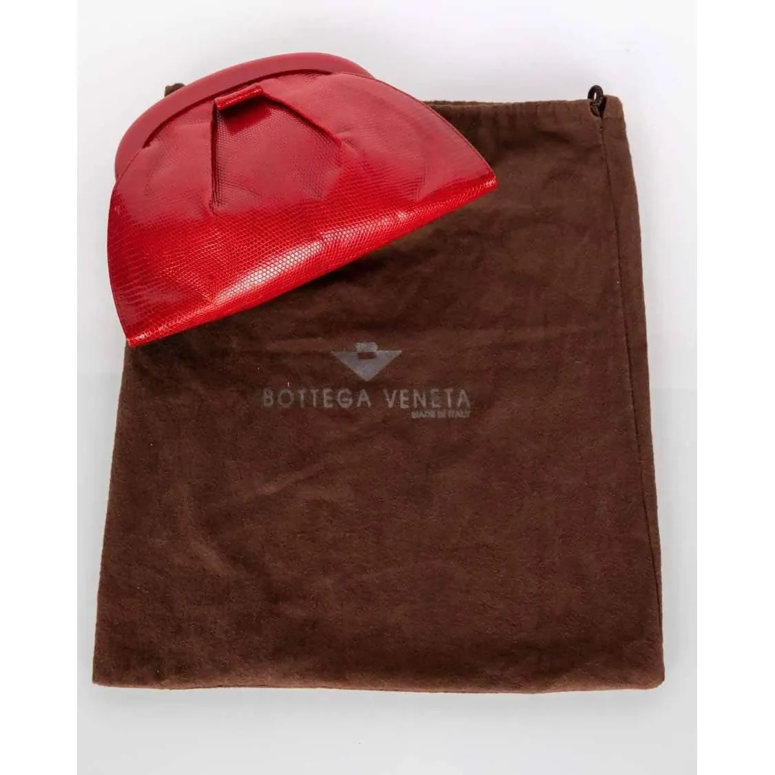 Bottega Veneta Red Clutch Bag