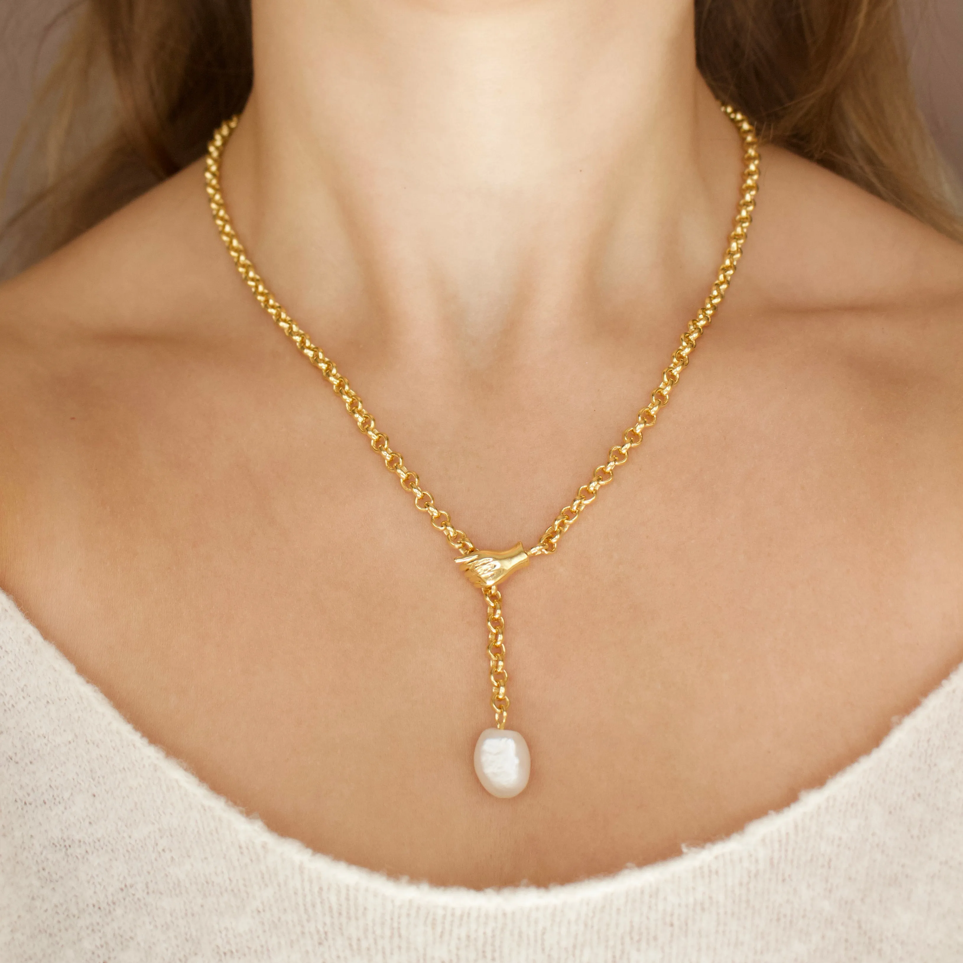 CE x YOU Pearl Strength Necklace