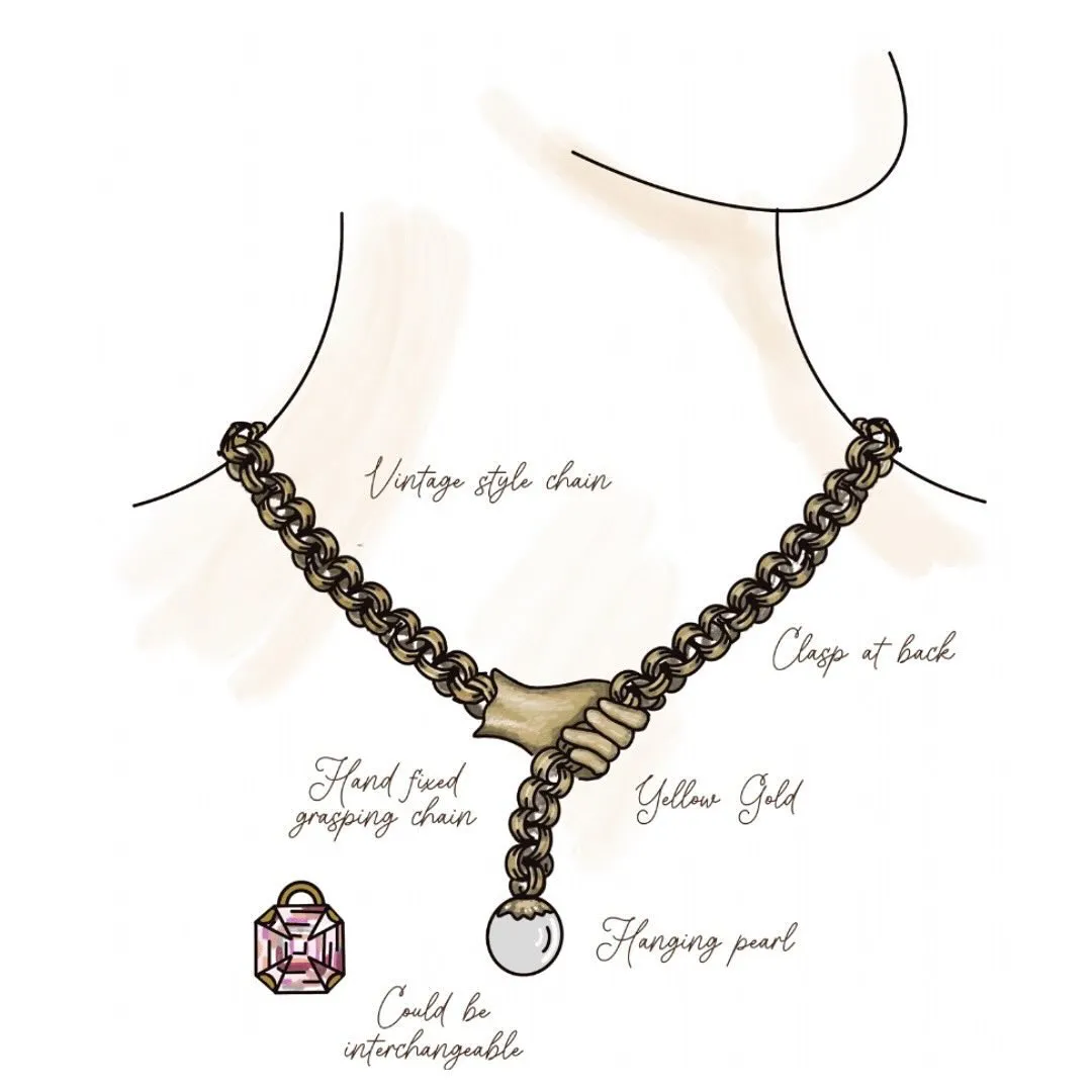 CE x YOU Pearl Strength Necklace