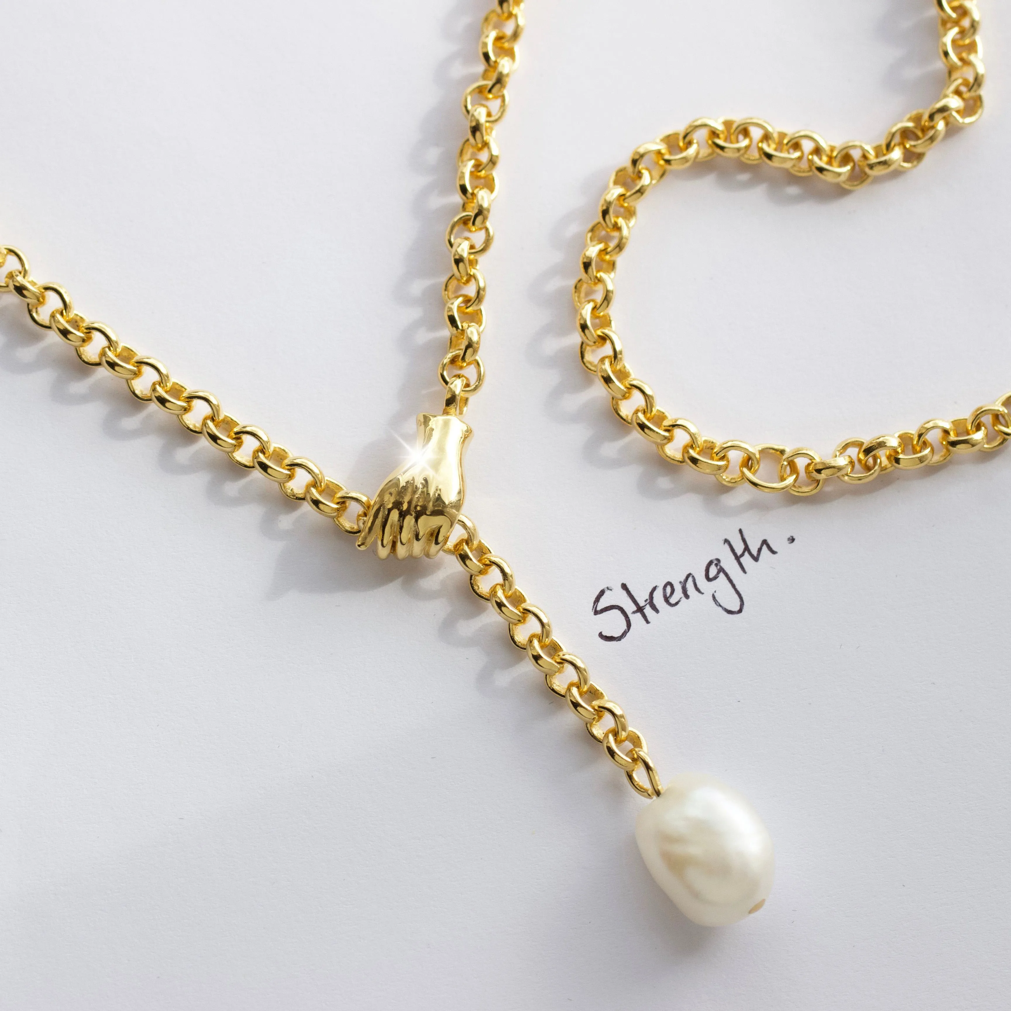 CE x YOU Pearl Strength Necklace