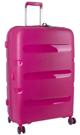 Cellini Cruze Large 4 Wheel Trolley Case |  Pink