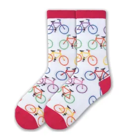 Colorful Bikes Women's Crew Socks