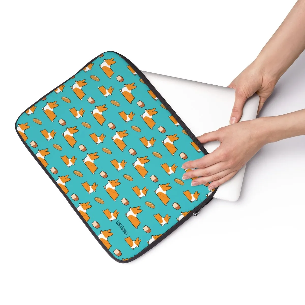 Corgi Loaf Sploot Laptop Sleeve | 3 Sizes