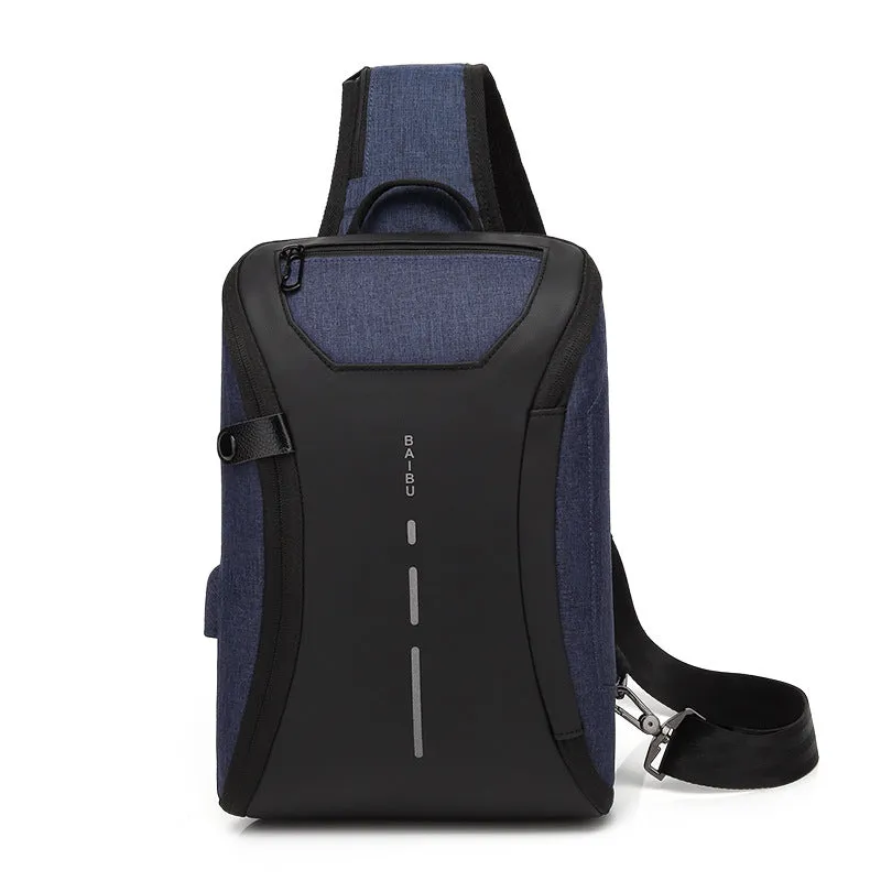 Creative one piece men's chest bag