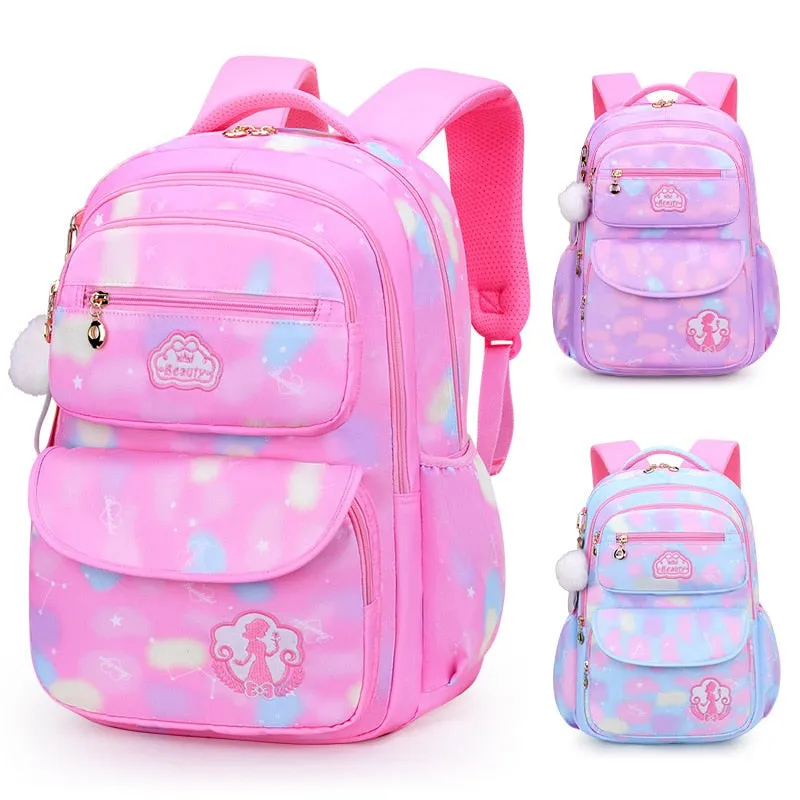 deanwangkt Cute Girls School Bags Children Primary School Backpack satchel kids book bag Princess Schoolbag Mochila Infantil 2 szies