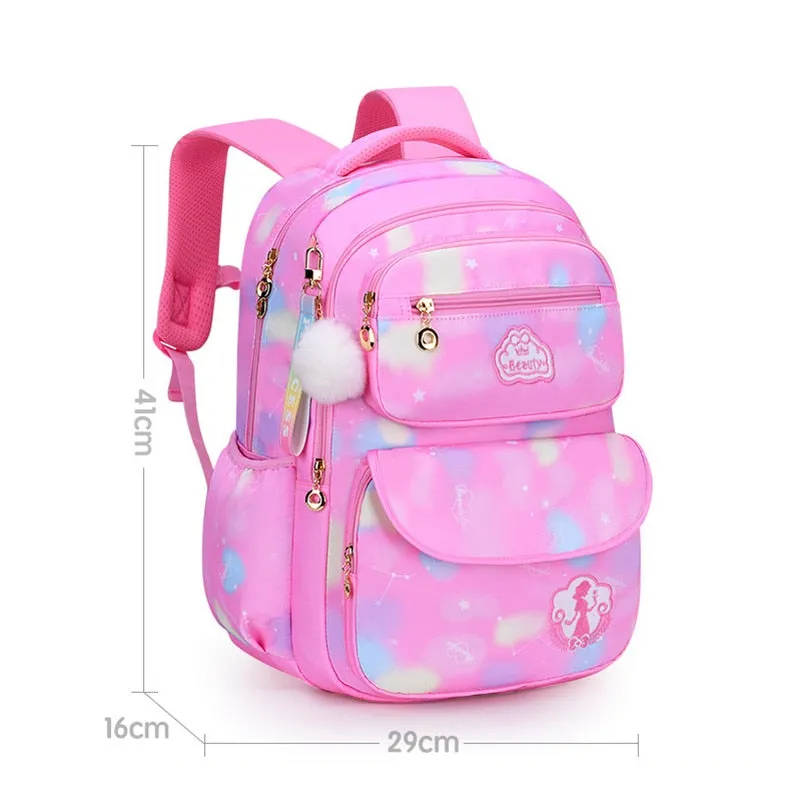 deanwangkt Cute Girls School Bags Children Primary School Backpack satchel kids book bag Princess Schoolbag Mochila Infantil 2 szies