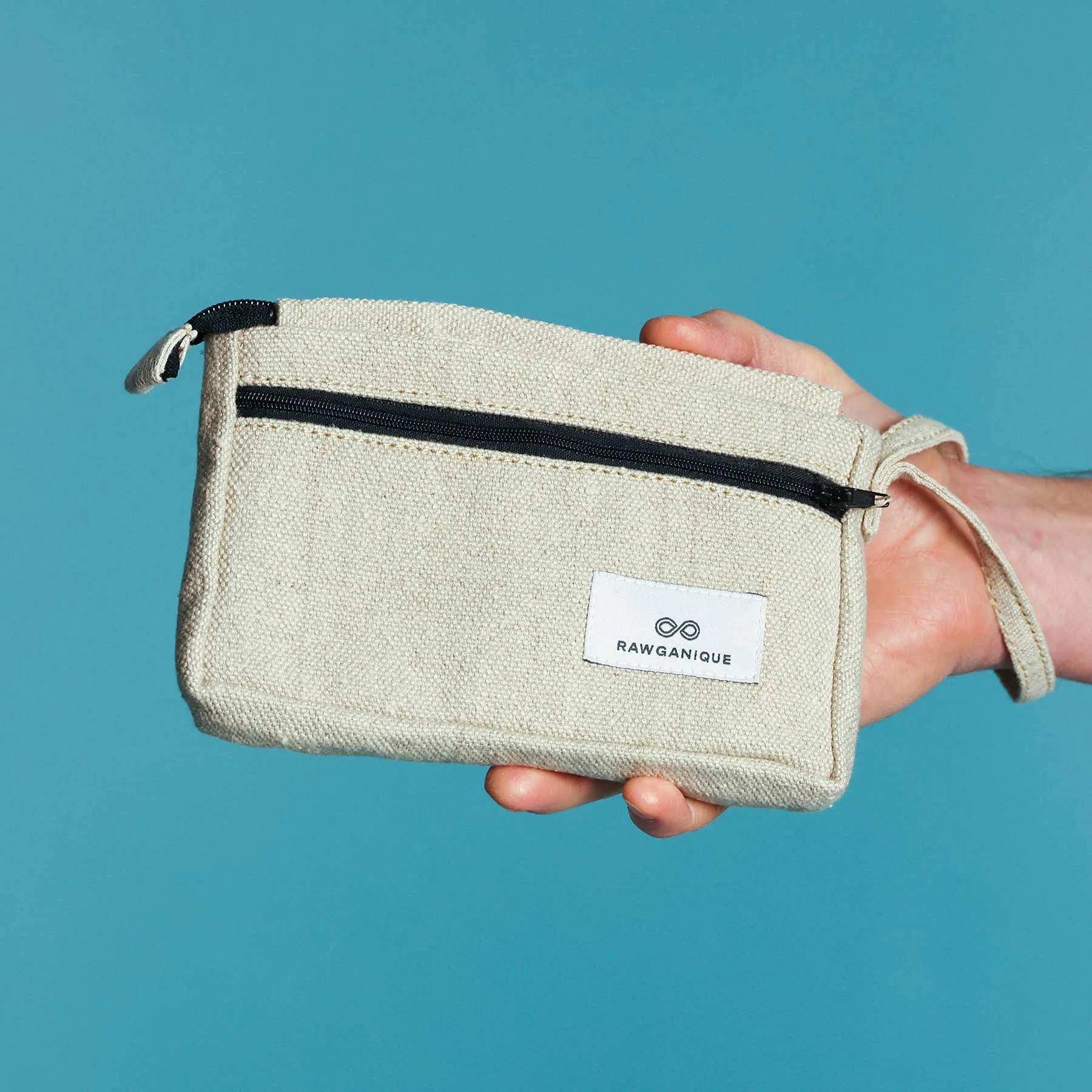 DUBLIN 3-in-1 100% Organic Hemp Pouch - Wristlet (7.25”x4.75”)