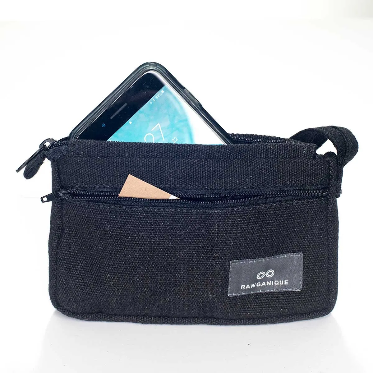 DUBLIN 3-in-1 100% Organic Hemp Pouch - Wristlet (7.25”x4.75”)