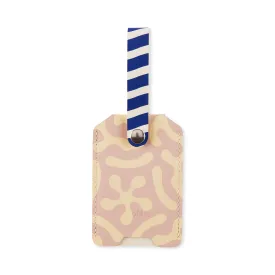 Dusen Dusen Recycled Leather Luggage Tag - Sand