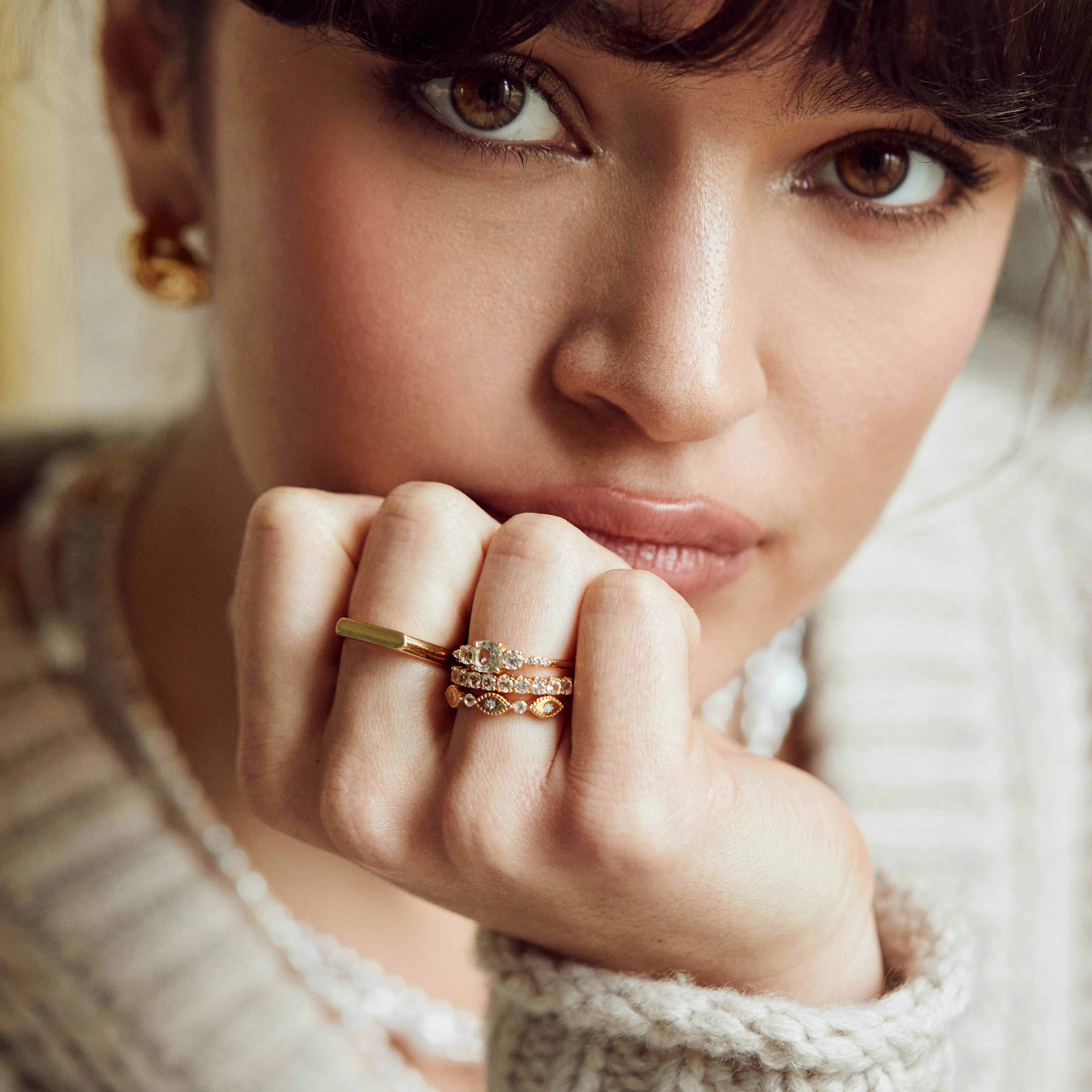 Emilia Green Amethyst Ring