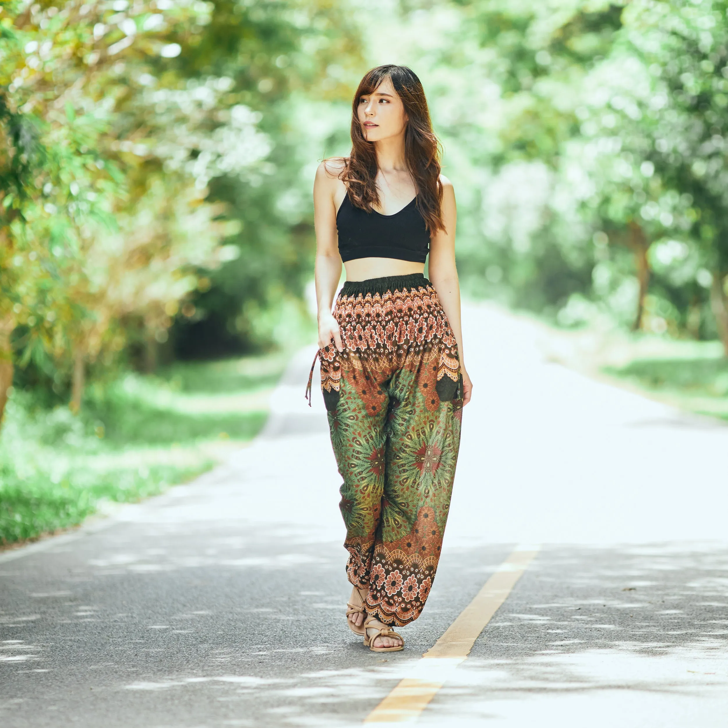 Flower Mandala Harem Pants