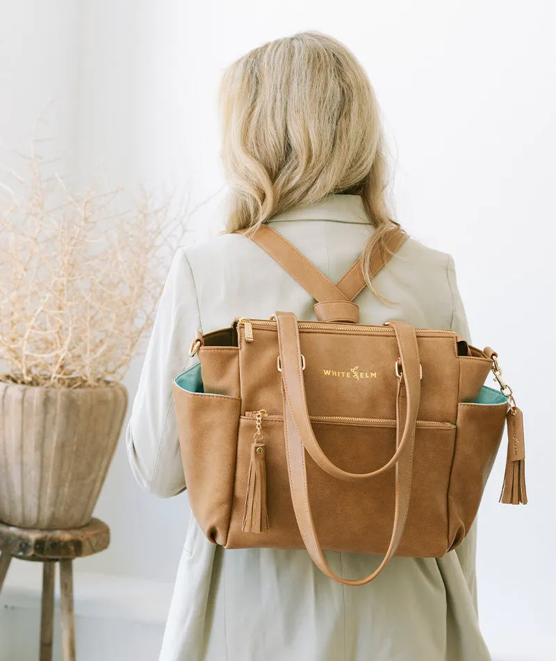 Gemini Mini Convertible Backpack - Almond - [OUTLET FINAL SALE]