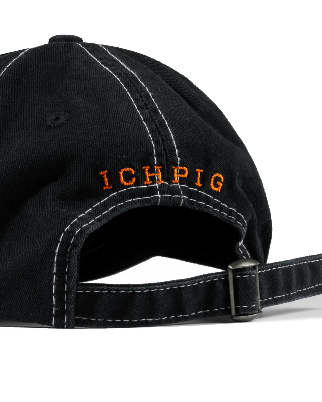 Heritage Contrast Dad Cap - Faded Black