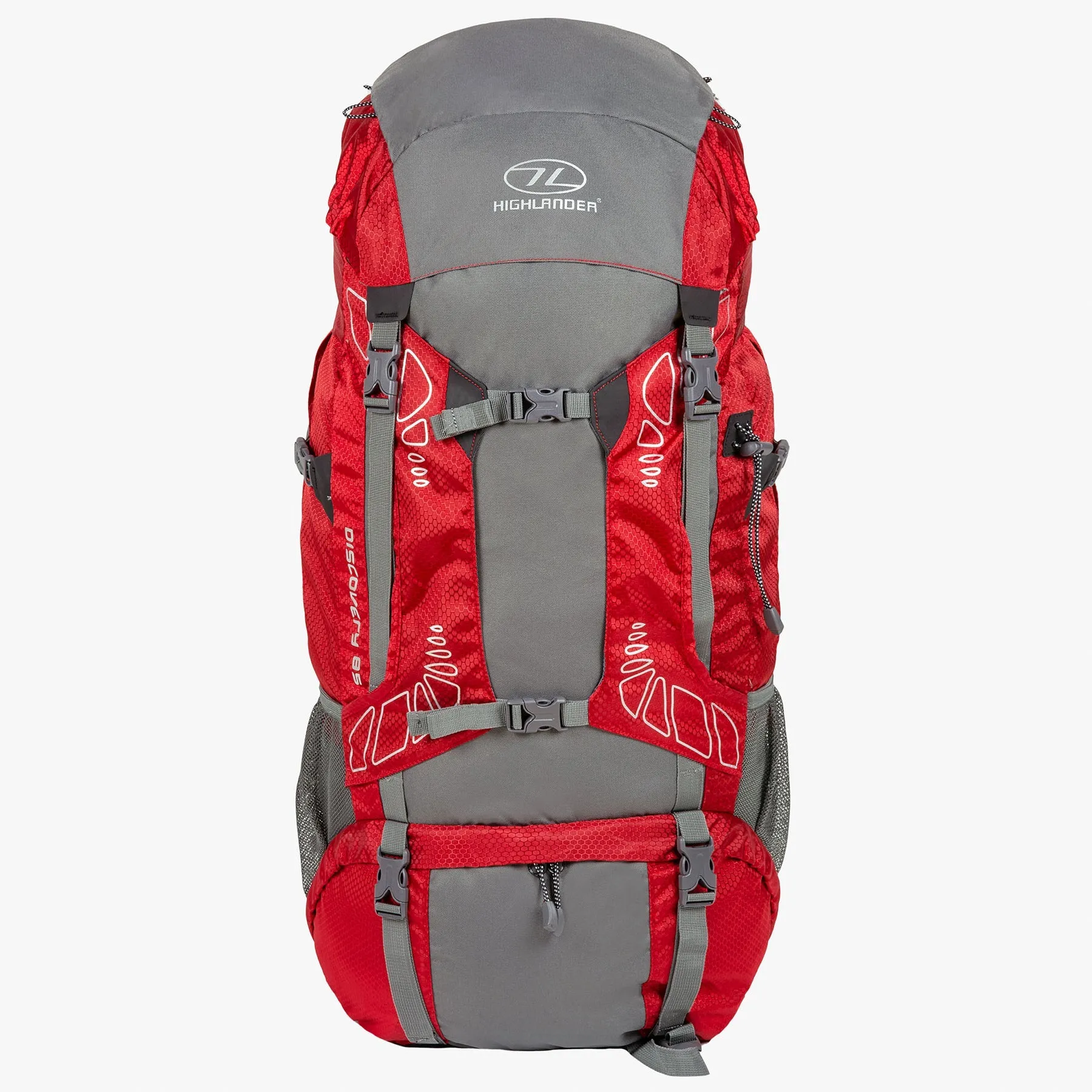 Highlander Discovery Rucksack 85L Red