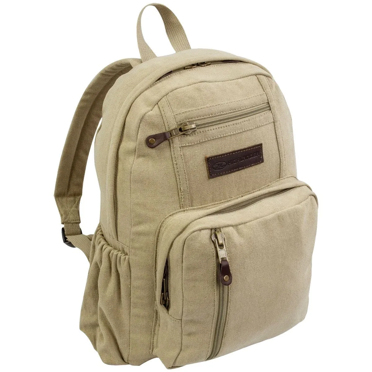 Highlander Salem Canvas 18L Backpack Beige