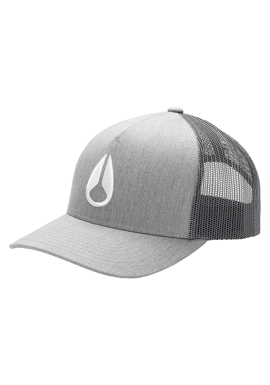 Iconed Trucker Hat - Heather Gray