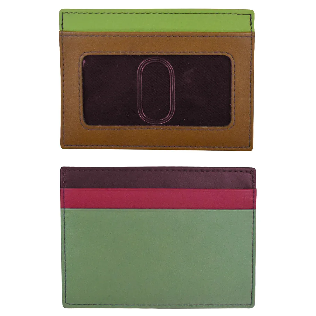 ILI NEW YORK 7201 ID AND CREDIT CARD HOLDER SAGE MULTI