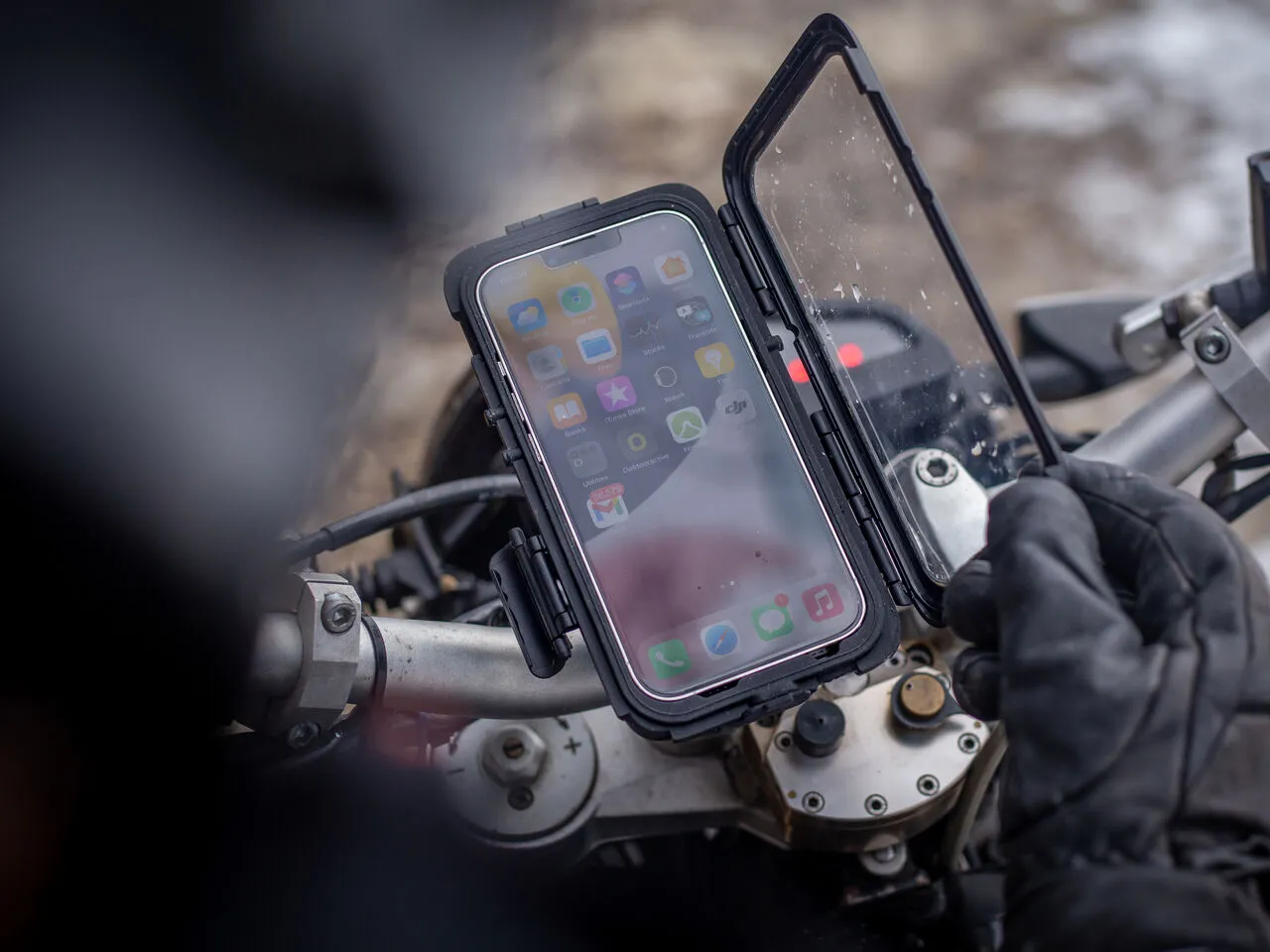 iPhone 14 Series Tough Motorcycle Waterproof Mount Phone Case Kits