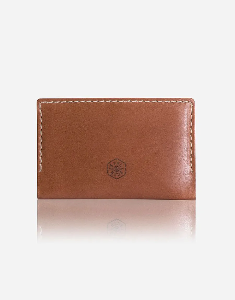 Jekyll & Hide Roma Card And Money Clip Holder Tan