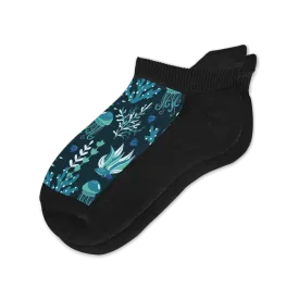 Jellyfish Blues Ankle Diabetic Socks