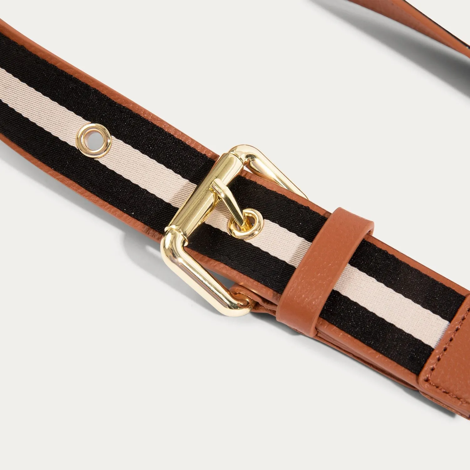 Kimberly Adjustable Crossbody Bandolier - Sienna/Gold