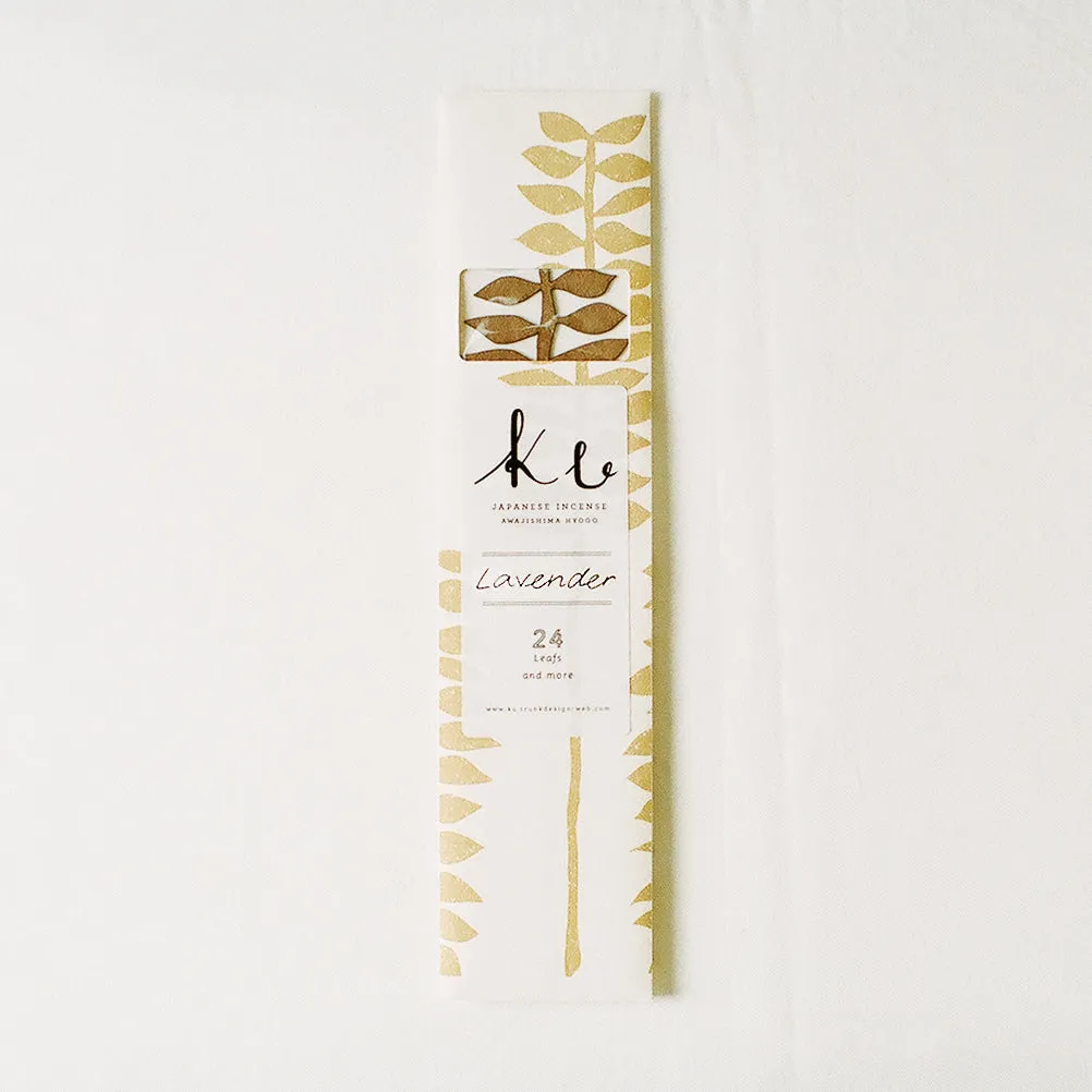 KU BY TRUNK DESIGN | Scented Incense | Japanese Paper Incense From Awaji Island