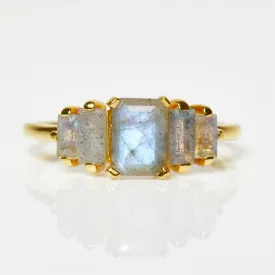 Labradorite Deco Ring