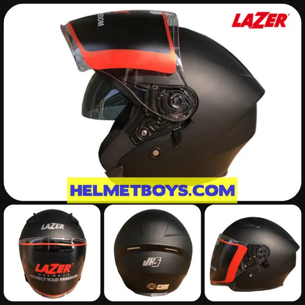 LAZER JH5 Motorcycle Sunvisor Helmet