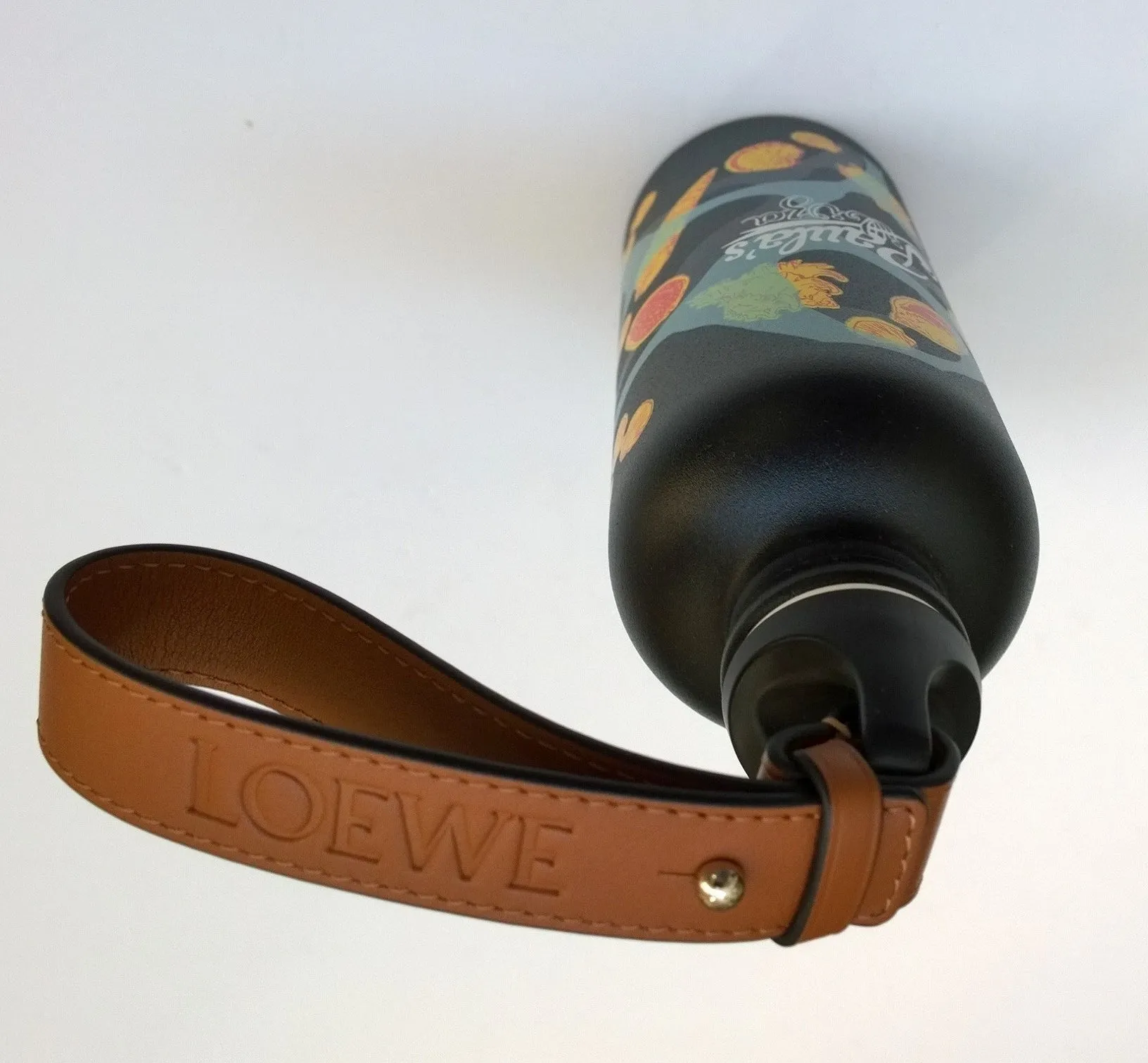 Loewe Paula's Ibiza SIGG Leather Trimmed Strap Water Bottle