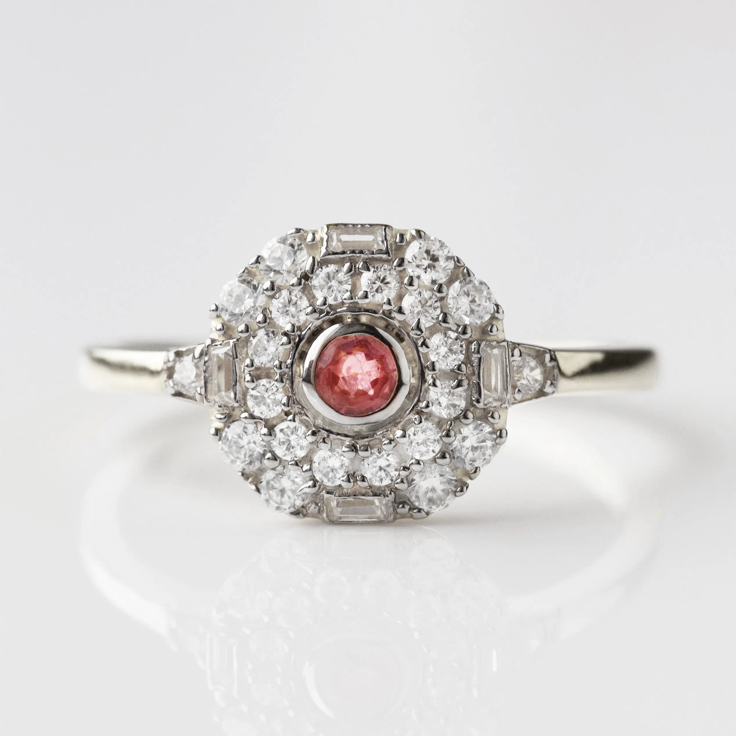 Luella Pink Tourmaline Vintage Ring